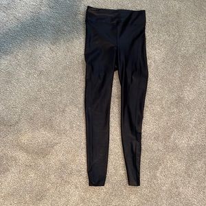 Koral, black lustrous leggings in very good condition. Size small
